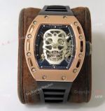 Swiss 1:1 Richard Mille RM052 Rose Gold Titanium Skeleton Luxury Watch